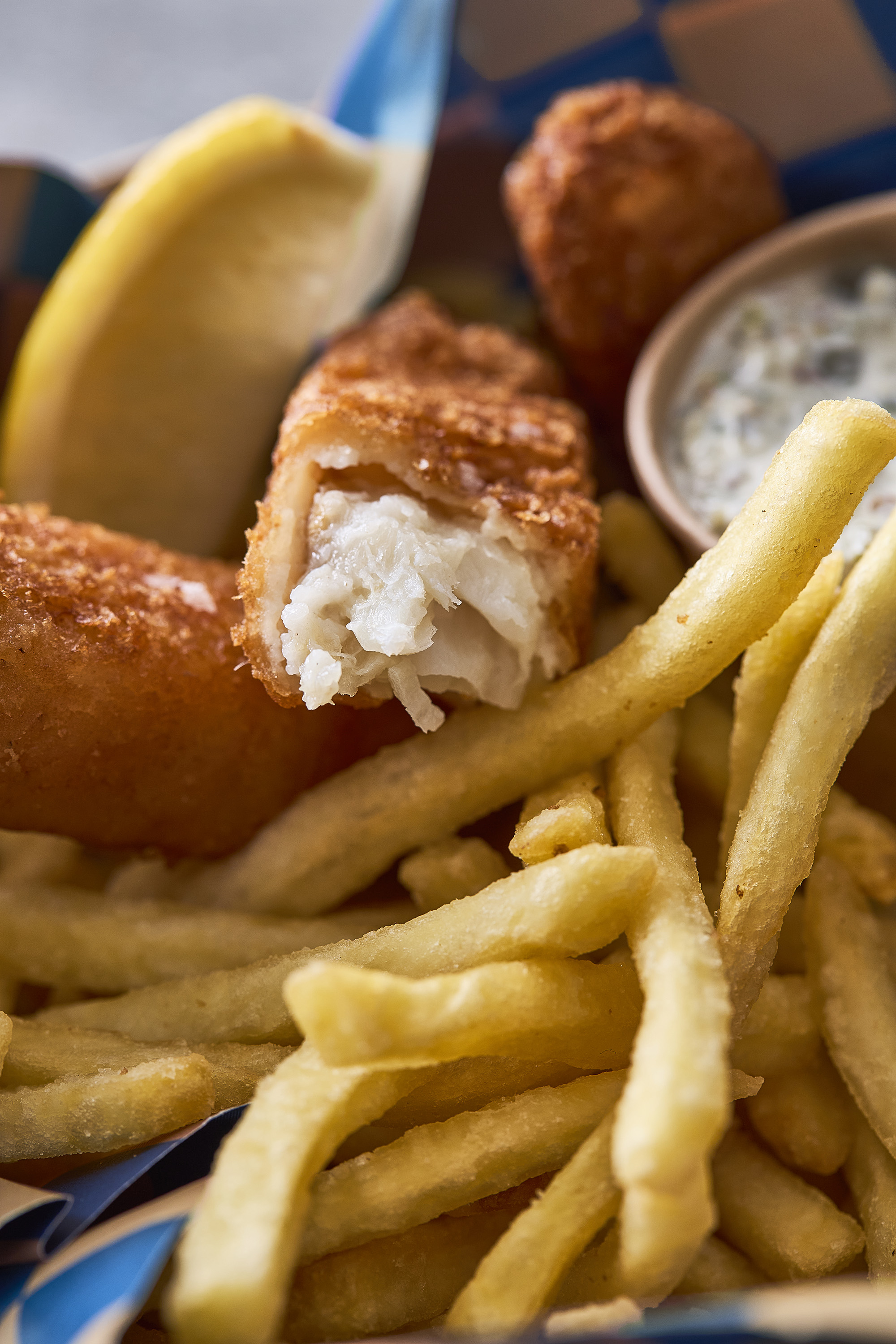 Fisk og fritter fra Fritteriet i Odense ZOO