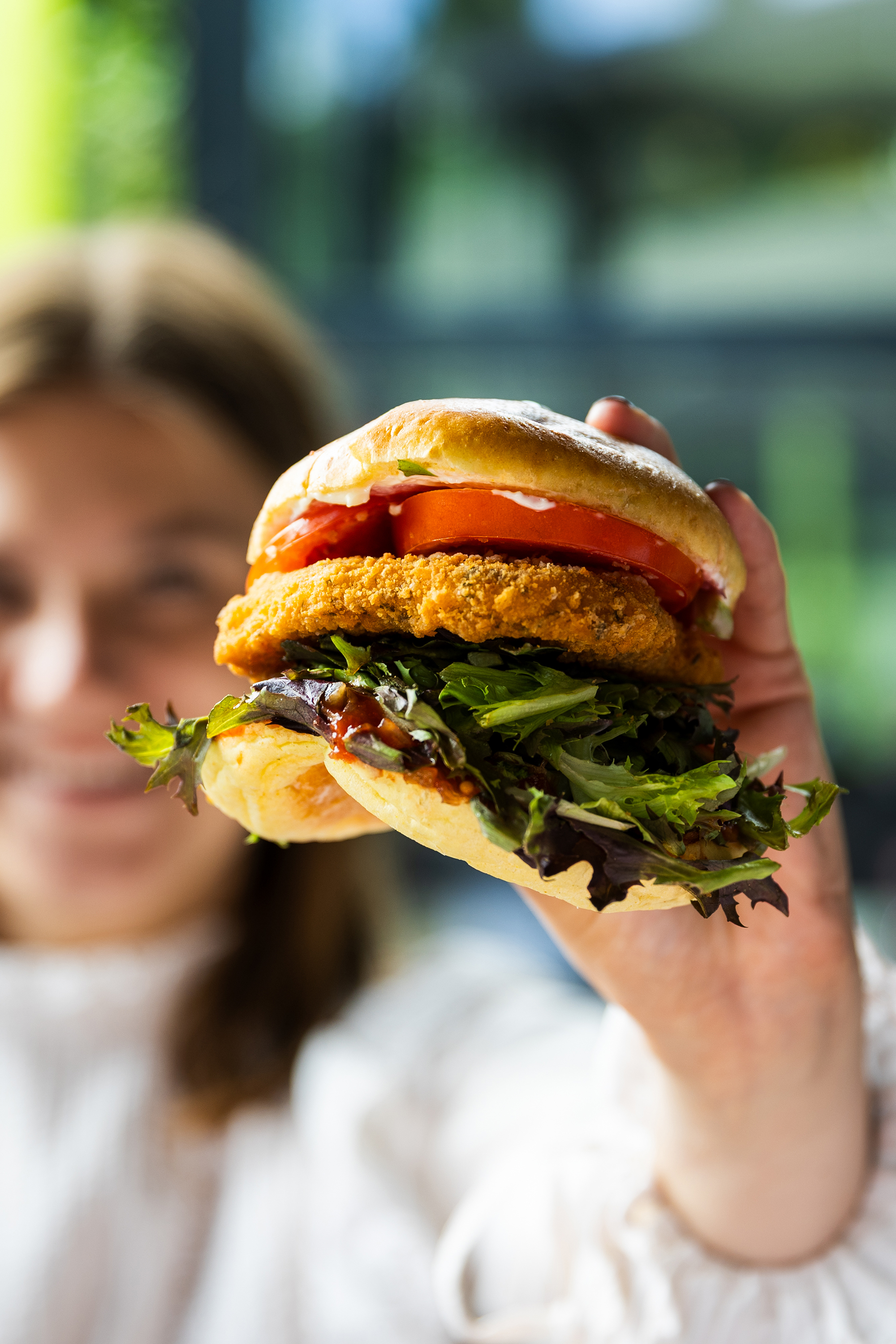 burger fra cafe chunga i odense zoo