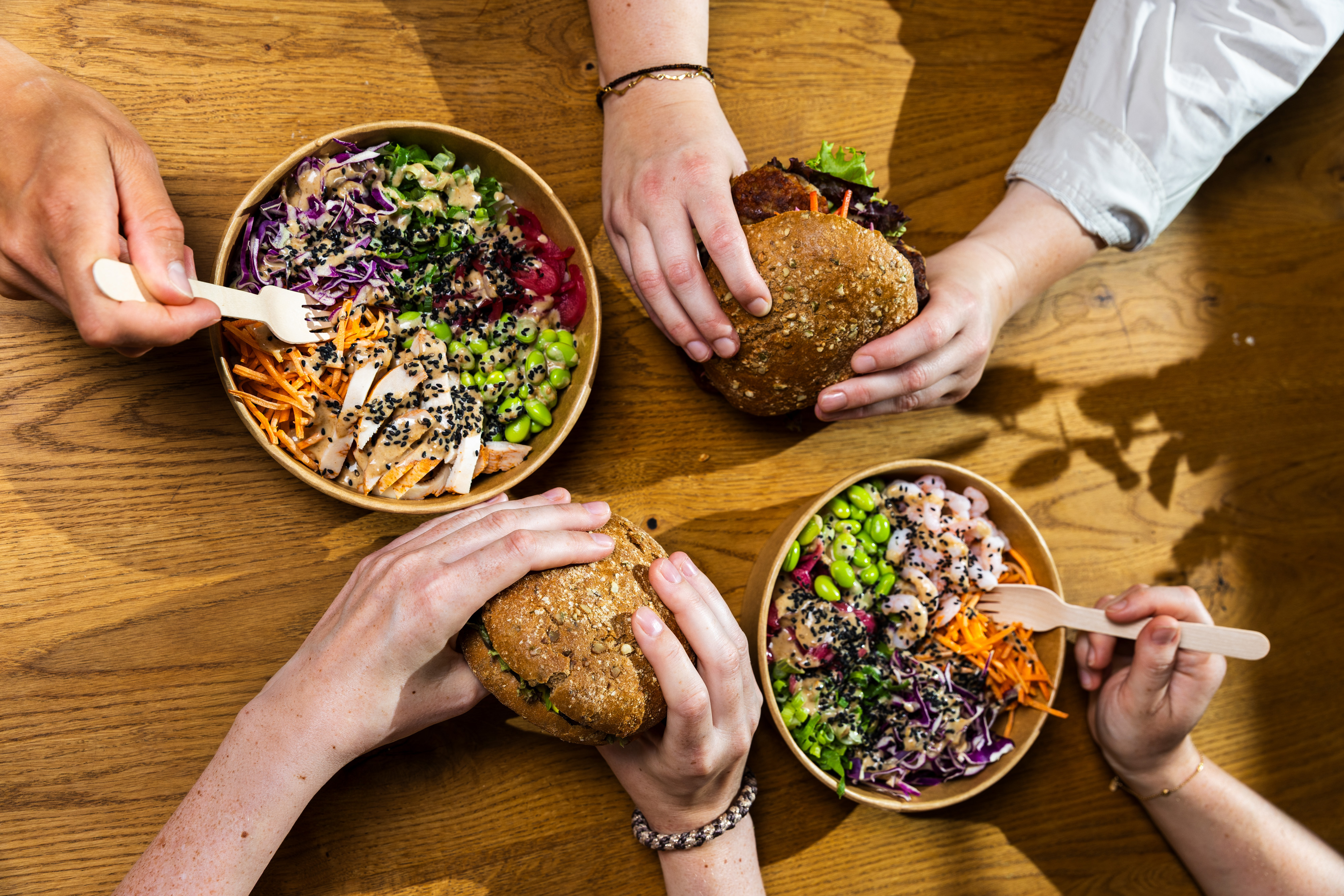 bowls og sandwich fra safari cafe i odense zoo